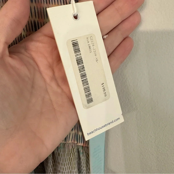 Charlie Jade Ava Multicolored Sleeveless Beaded Neck  Maxi Dress Size XS NWT - Picture 5 of 12